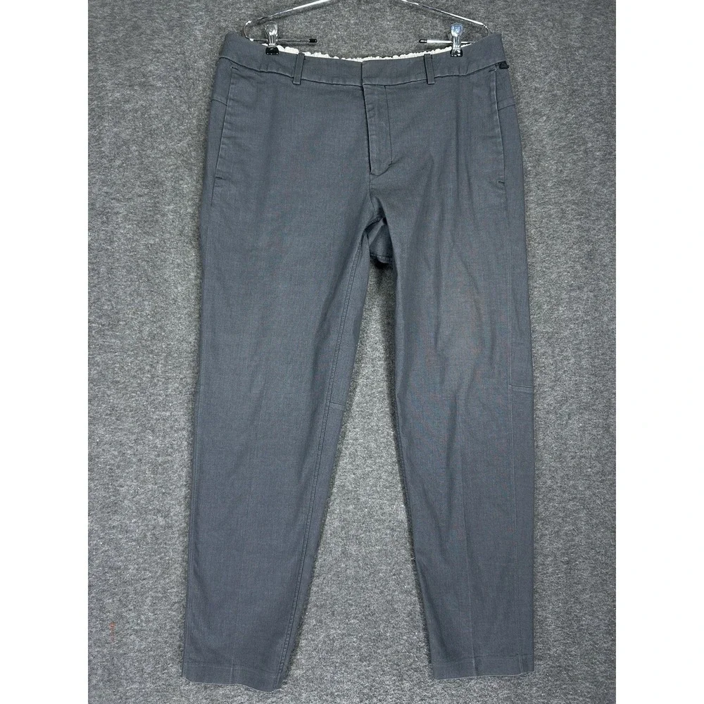 Lululemon Shadow Lite Pant Mens 38x30 Gray Oxford Trouser Stretch Chino
